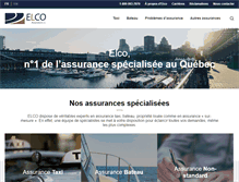 Tablet Screenshot of elco.ca